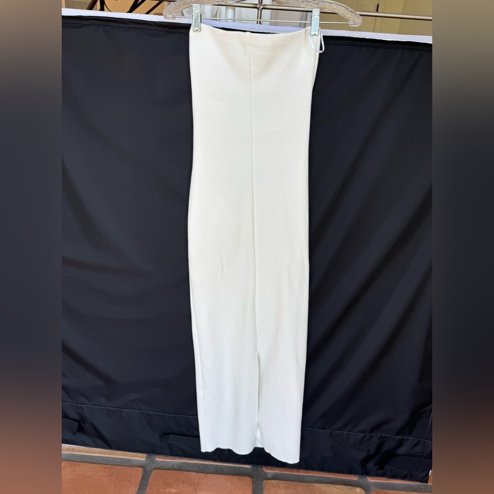 Zara cut out White midi dress - Picture 4 of 5